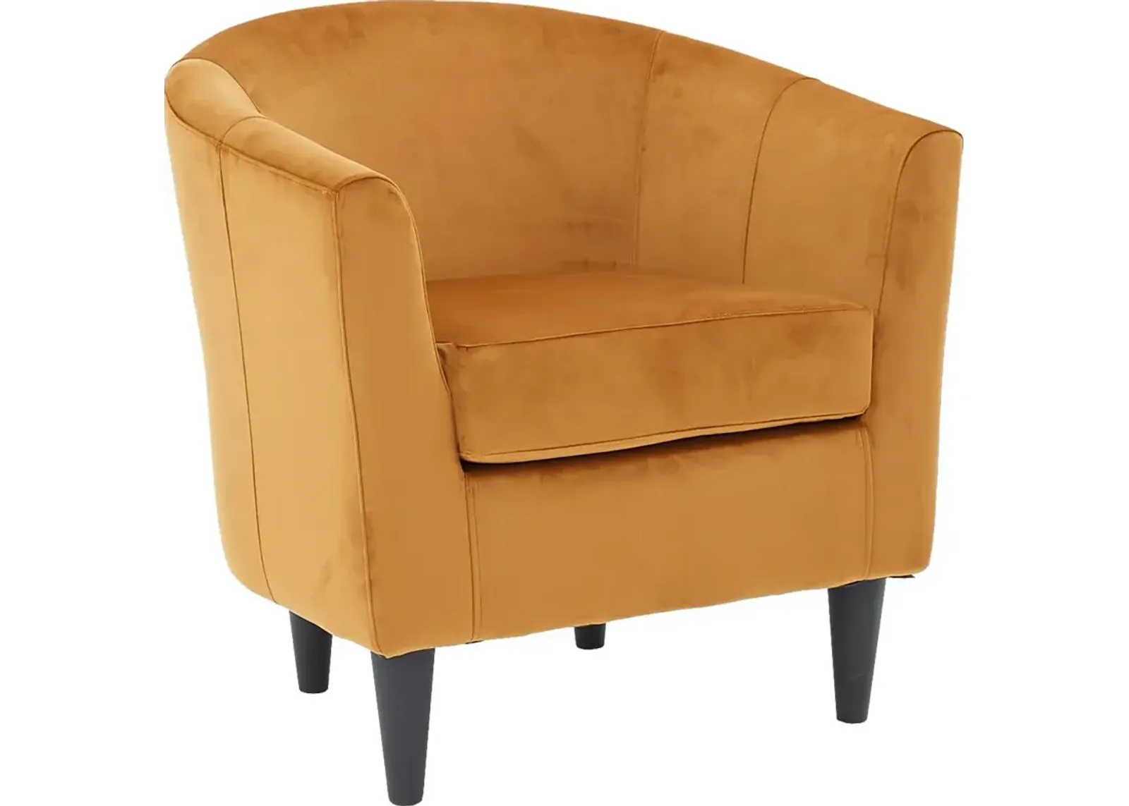 Lughala Orange Accent Chair