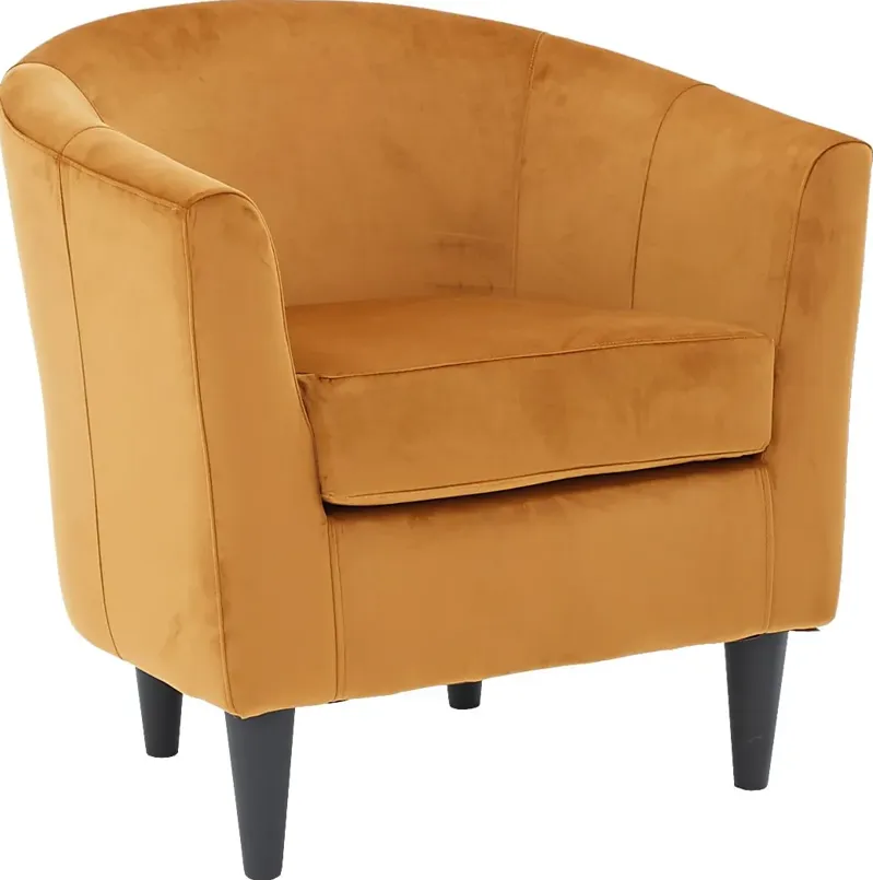Lughala Orange Accent Chair