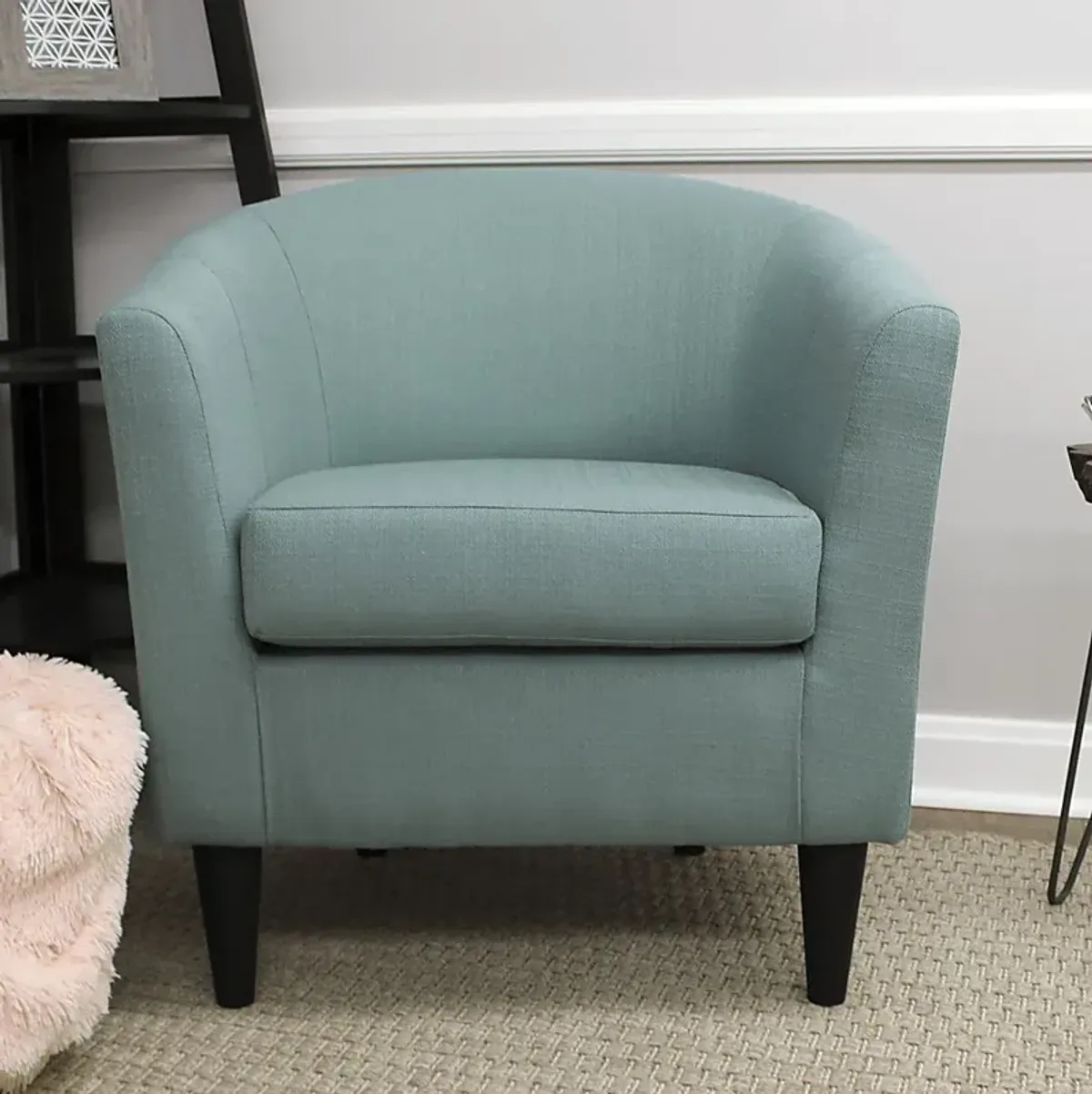 Lughala Light Blue Accent Chair