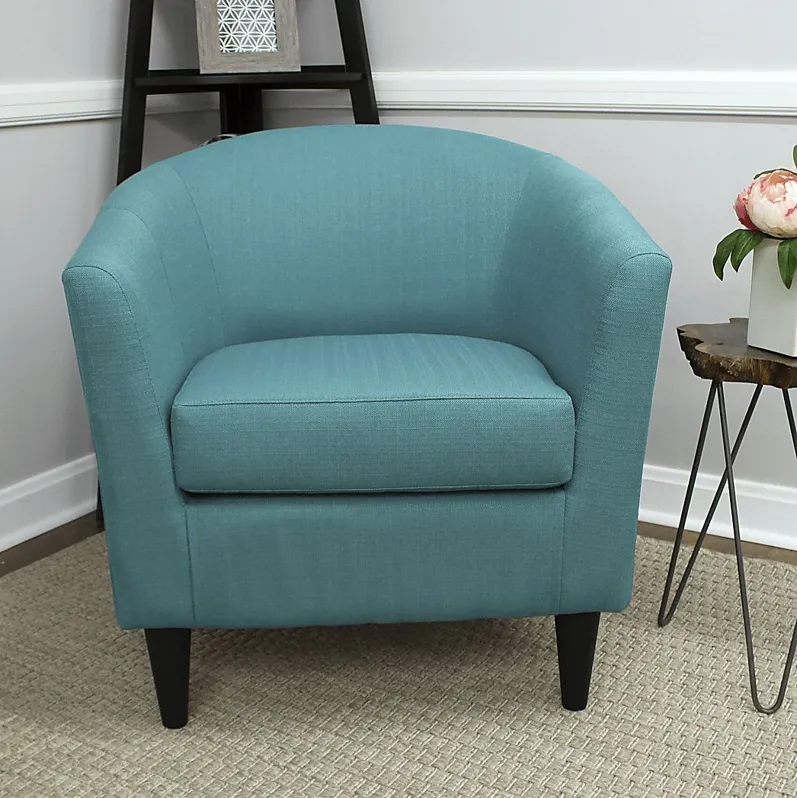 Lughala Dark Teal Accent Chair