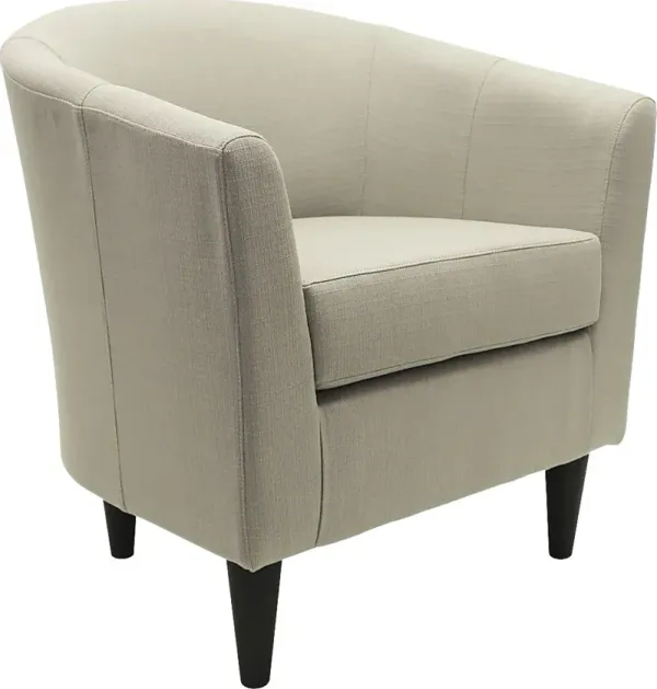 Lughala Cream Accent Chair