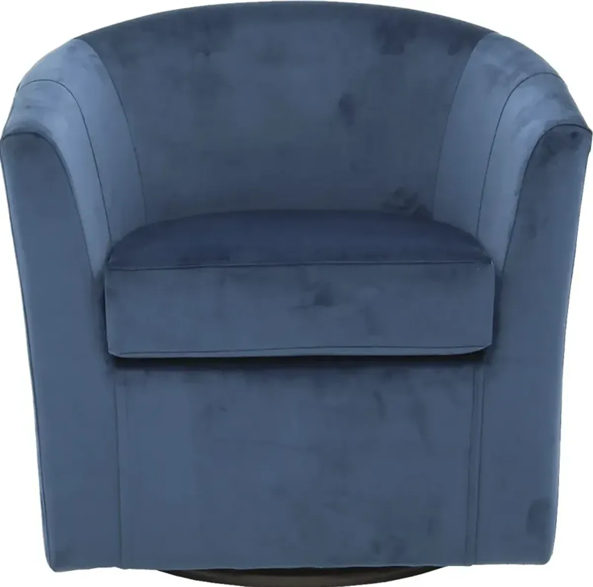 Lughala I Blue Swivel Accent Chair