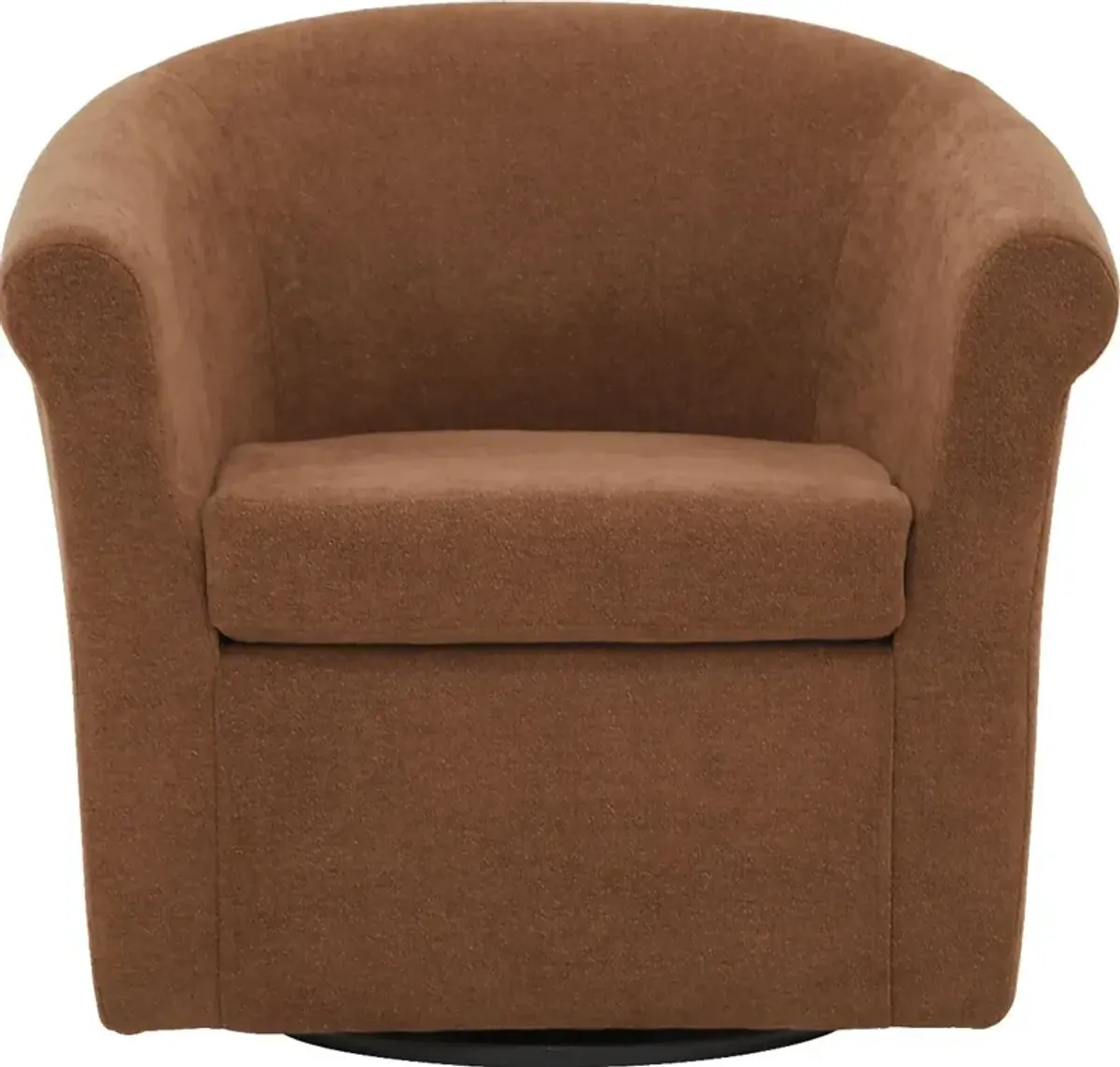 Alokaba Red Swivel Accent Chair