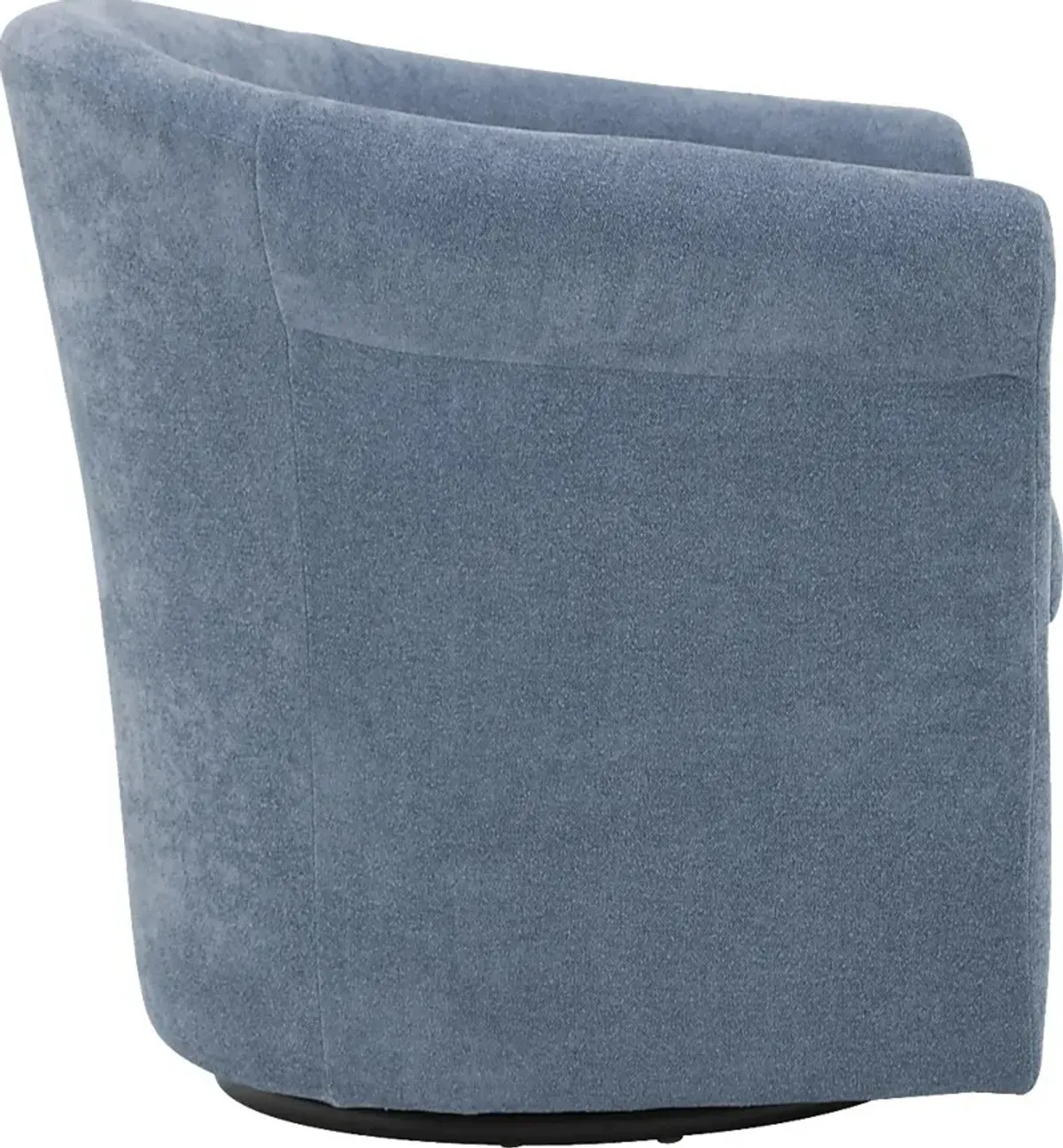 Alokaba Light Blue Swivel Accent Chair