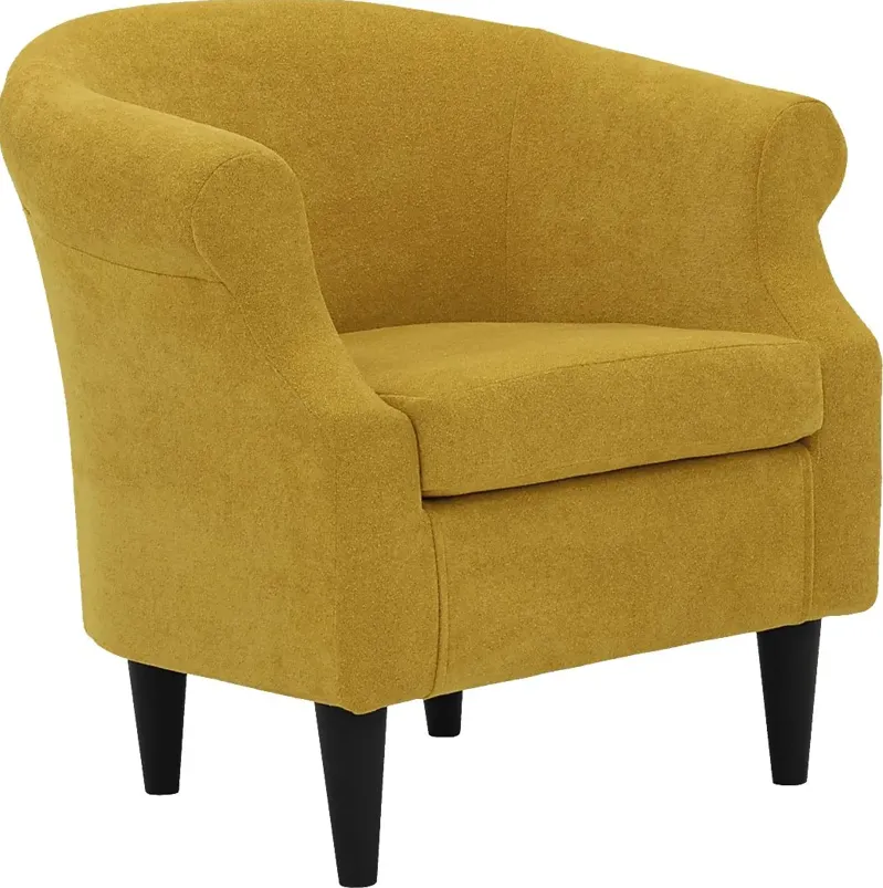 Malifi Yellow Accent Chair