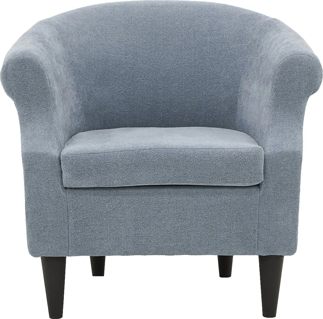 Malifi Light Blue Accent Chair