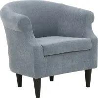 Malifi Light Blue Accent Chair