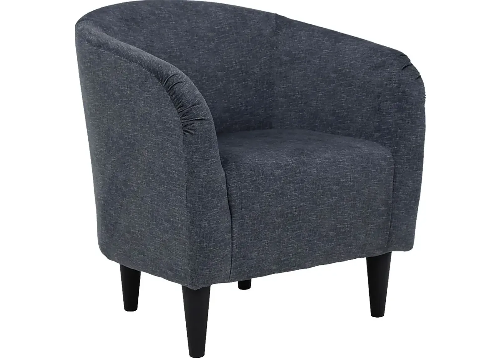 Emsabit Dark Blue Accent Chair