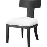 Obregon Black Accent Chair