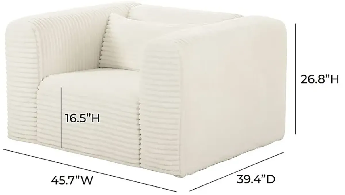 Cableswynd Cream Accent Chair