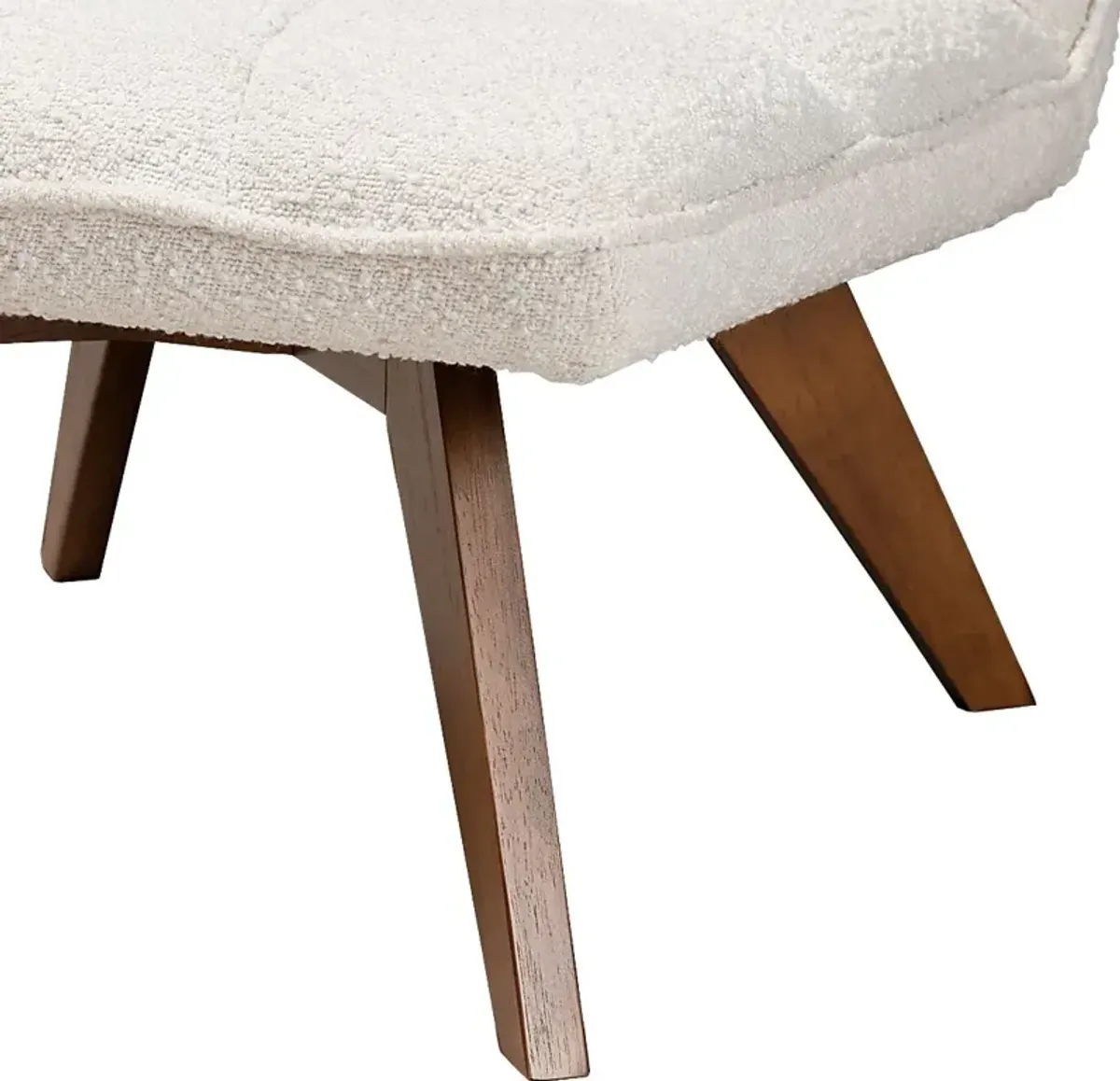 Stegen White Accent Chair