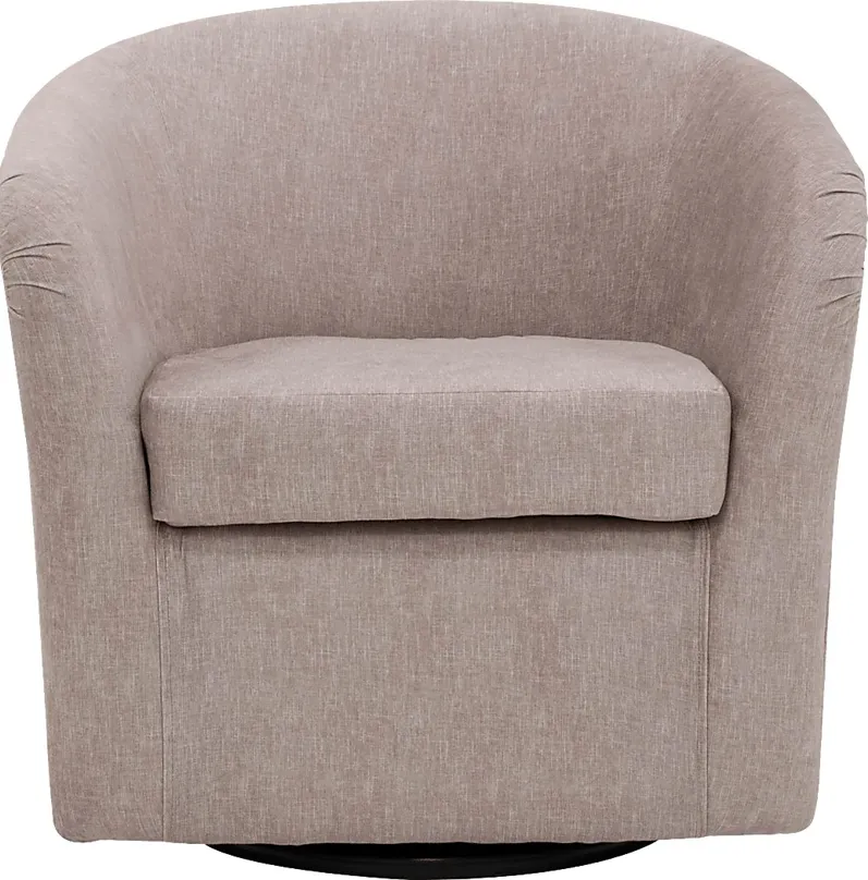 Emsabit I Pink Swivel Accent Chair