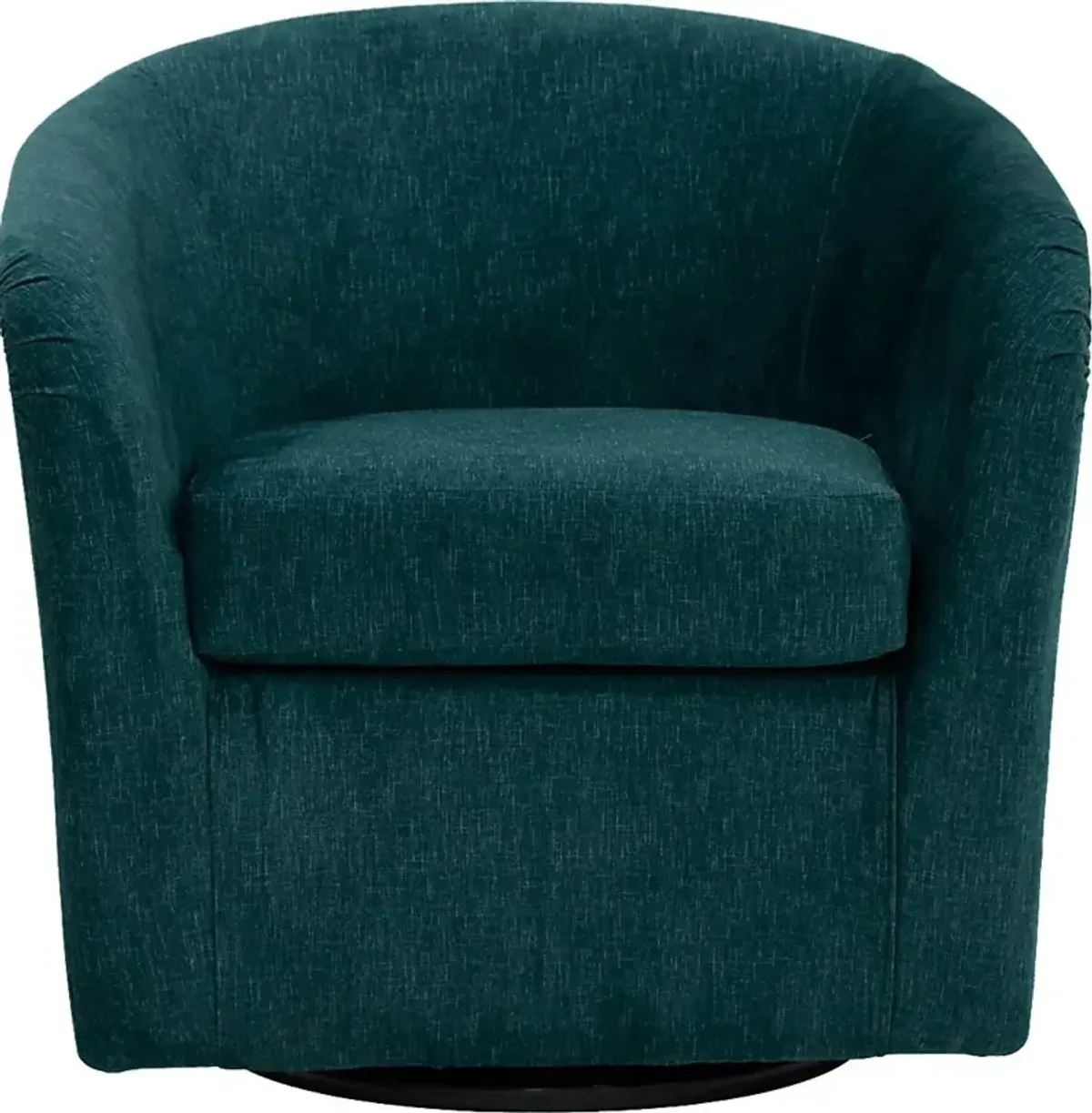 Emsabit I Teal Swivel Accent Chair