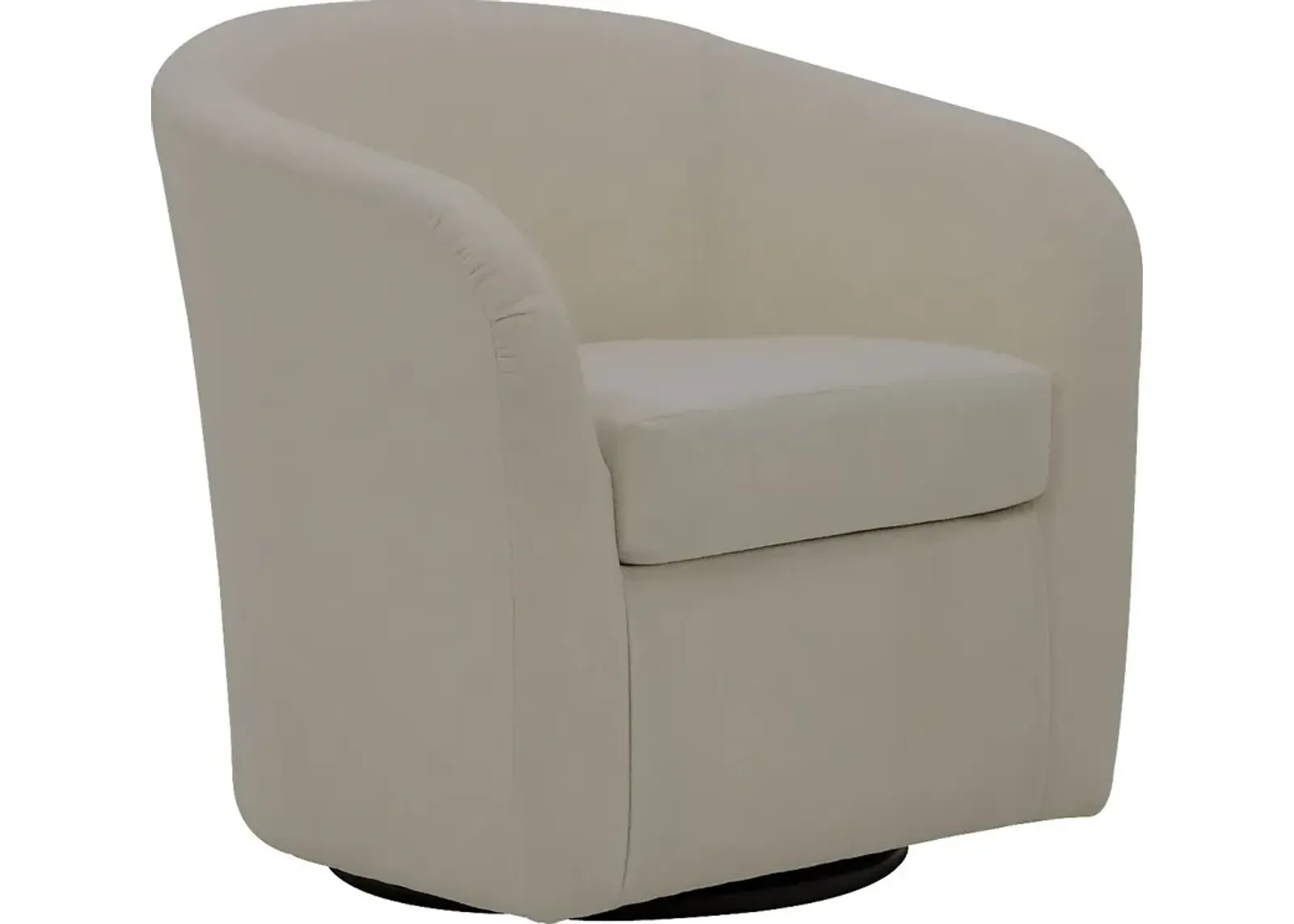 Emsabit I Cream Swivel Accent Chair