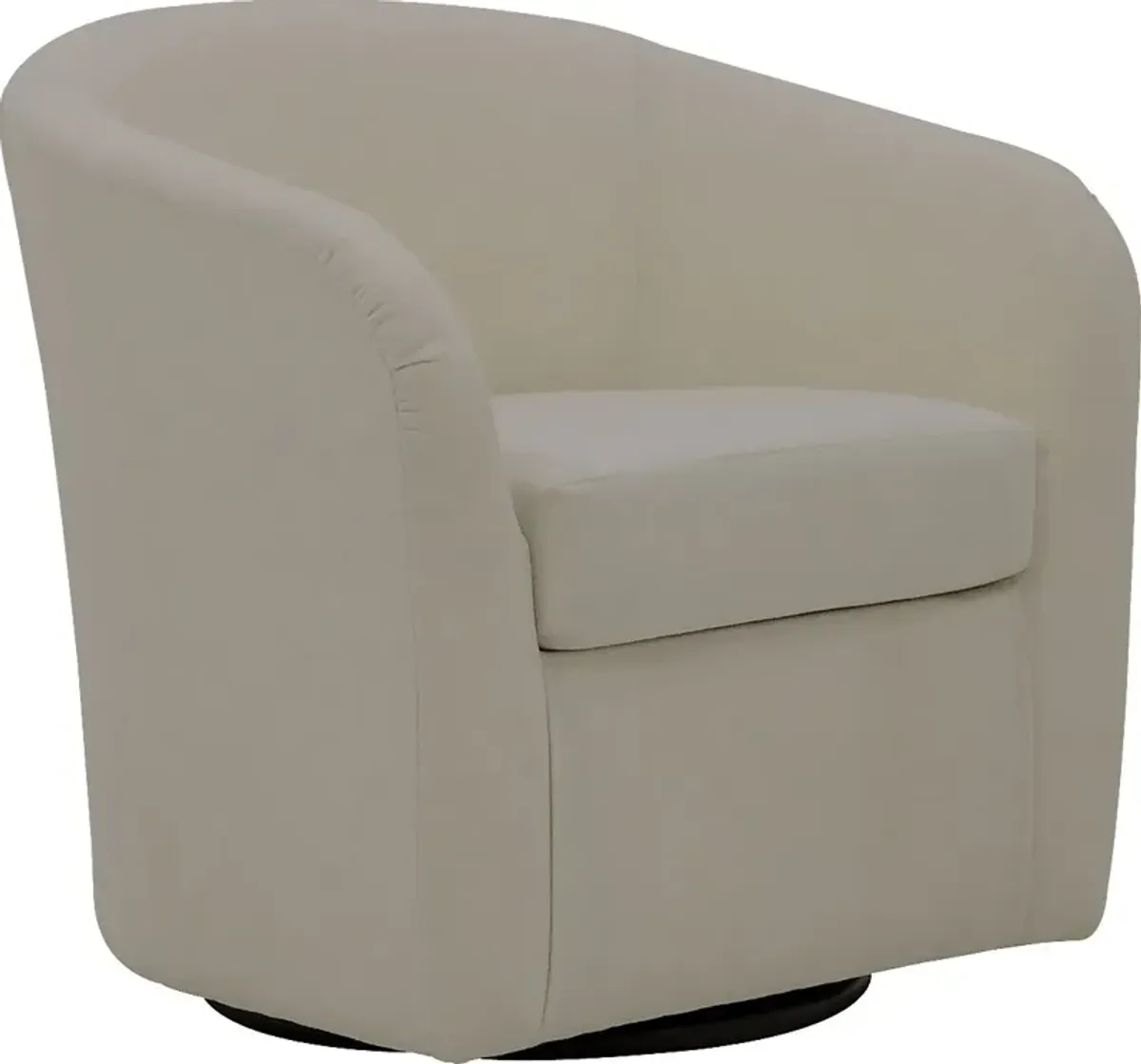 Emsabit I Cream Swivel Accent Chair