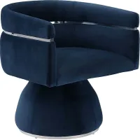 Copplestone Blue Accent Chair