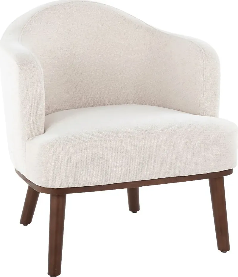 Tumpkins Cream Accent Chair