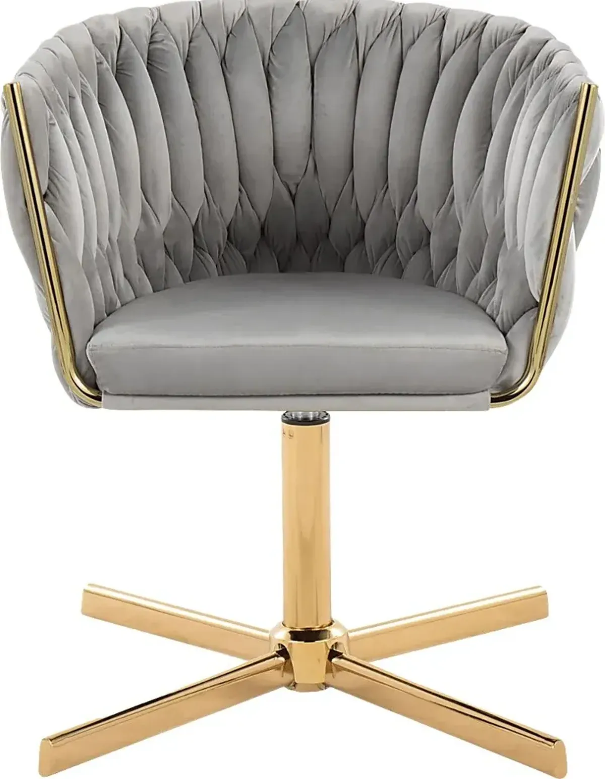 Sutcliff Silver Swivel Accent Chair