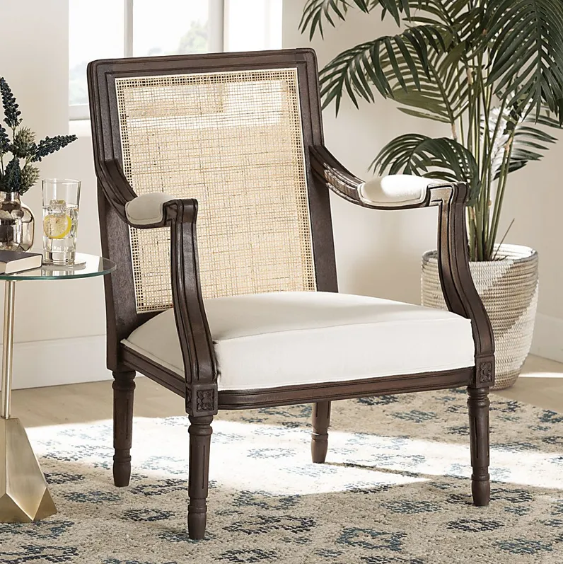 Colbourne Dark Brown Accent Chair