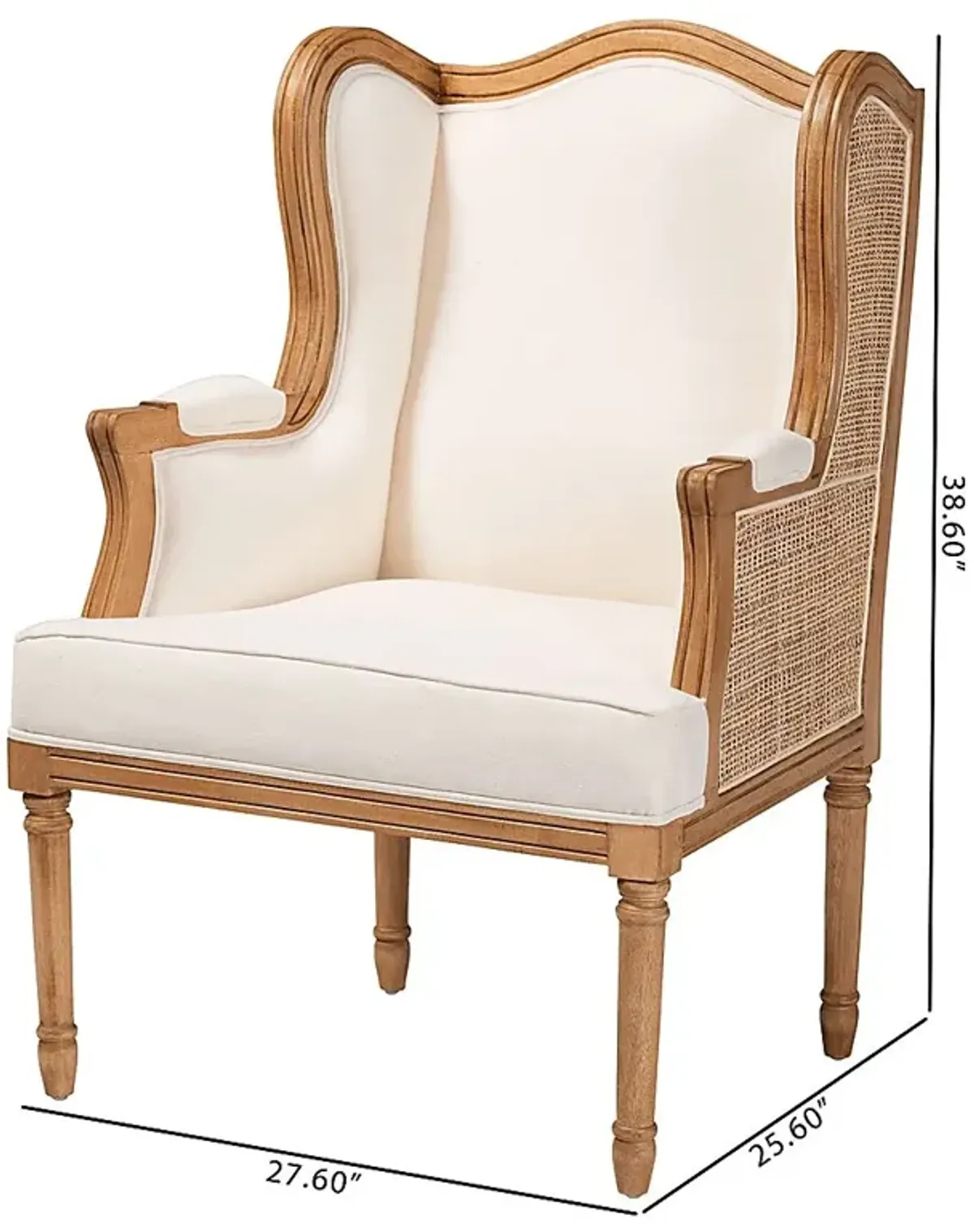 Feneno Oak Accent Chair