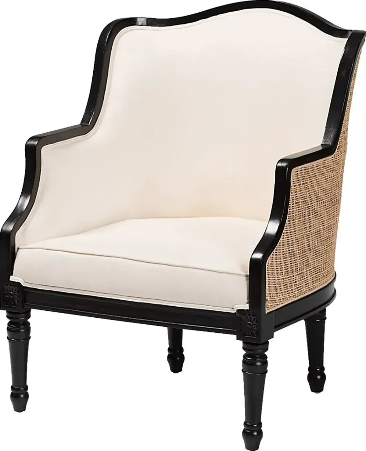 Jenness Black Accent Chair