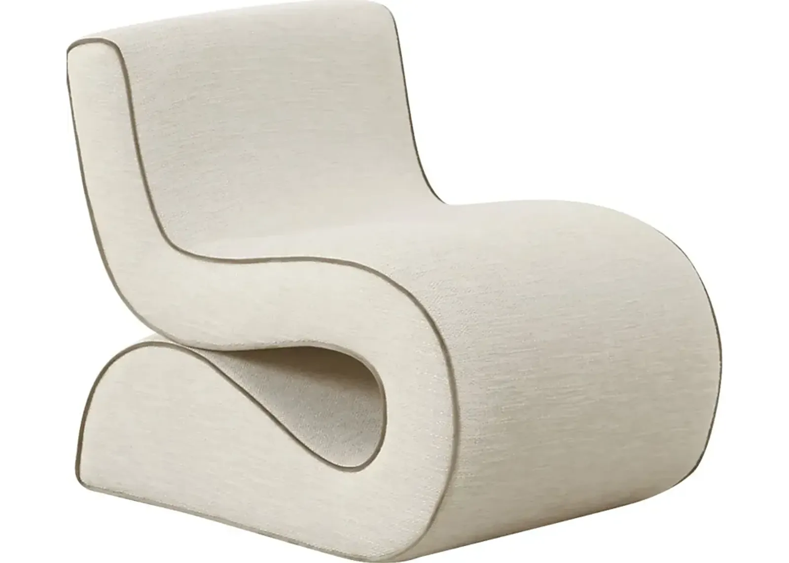 Rawding Cream Accent Chair