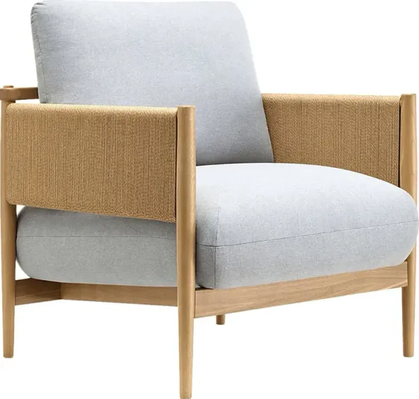 Itano I Light Blue Accent Chair