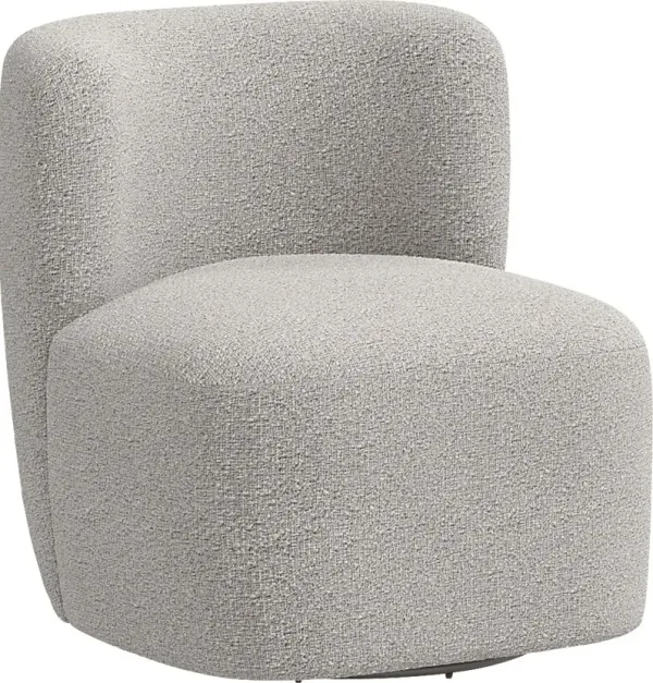 Anaua Gray Swivel Accent Chair