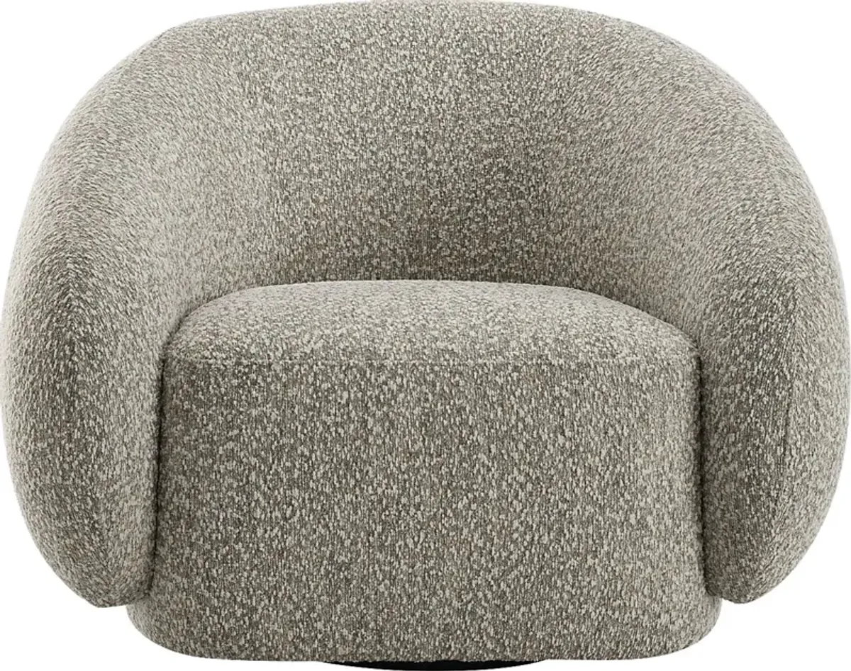 Carzalia Brown Swivel Accent Chair