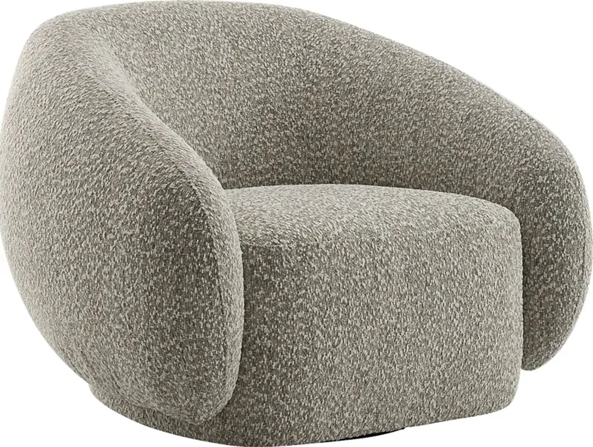 Carzalia Brown Swivel Accent Chair