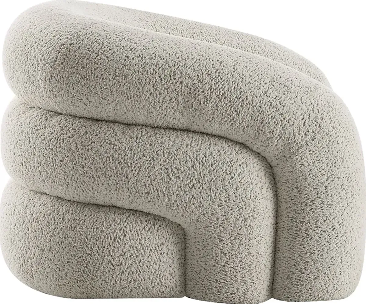 Centaroca Gray Swivel Accent Chair