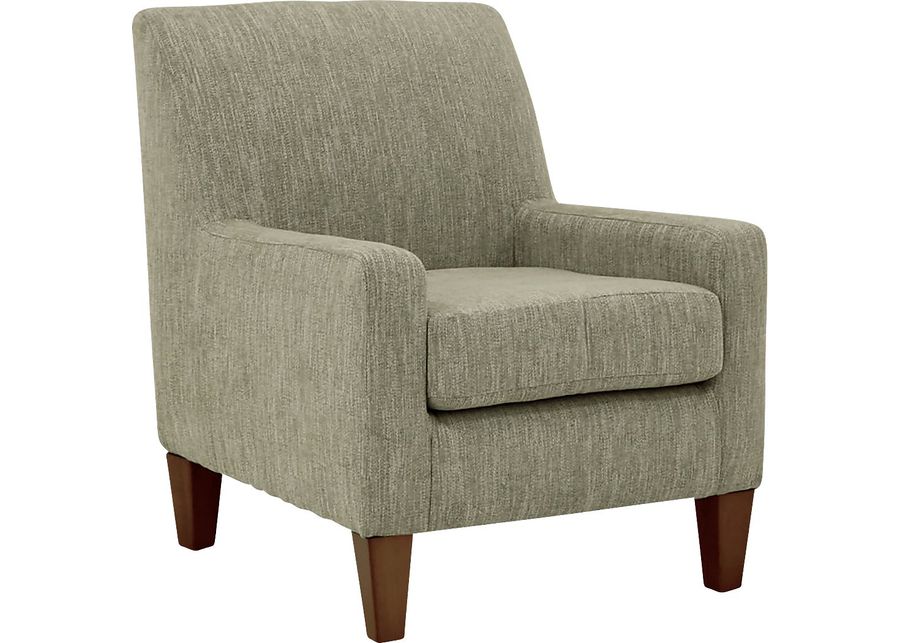 Azrae Green Accent Chair