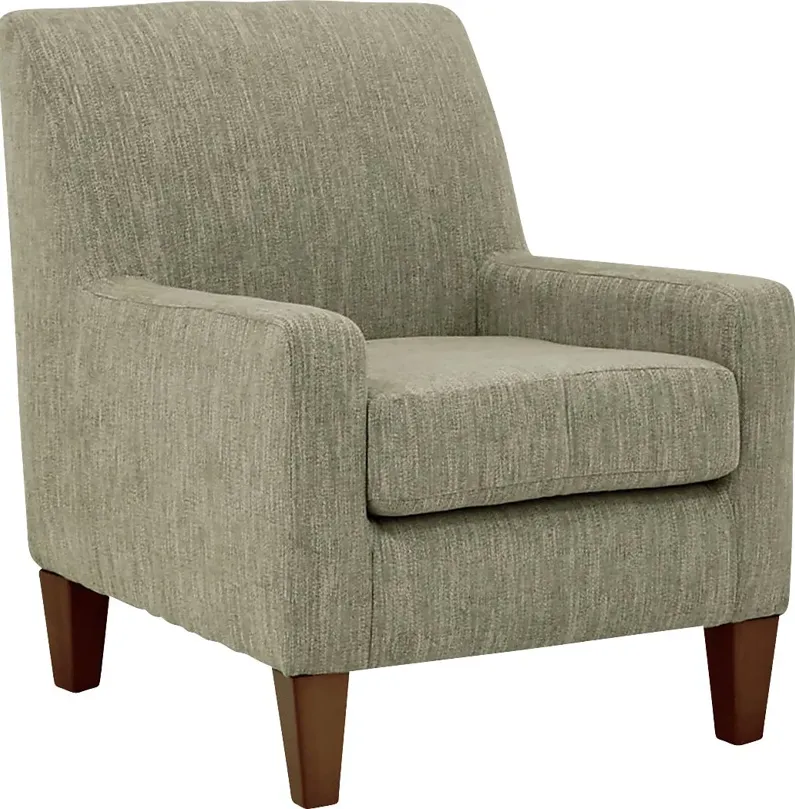 Azrae Green Accent Chair