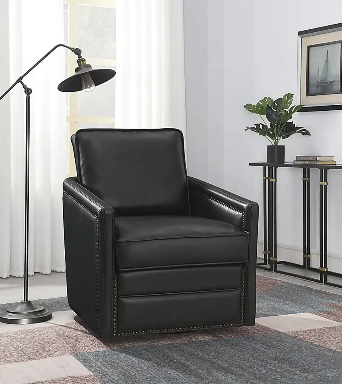 Savanne Black Accent Chair