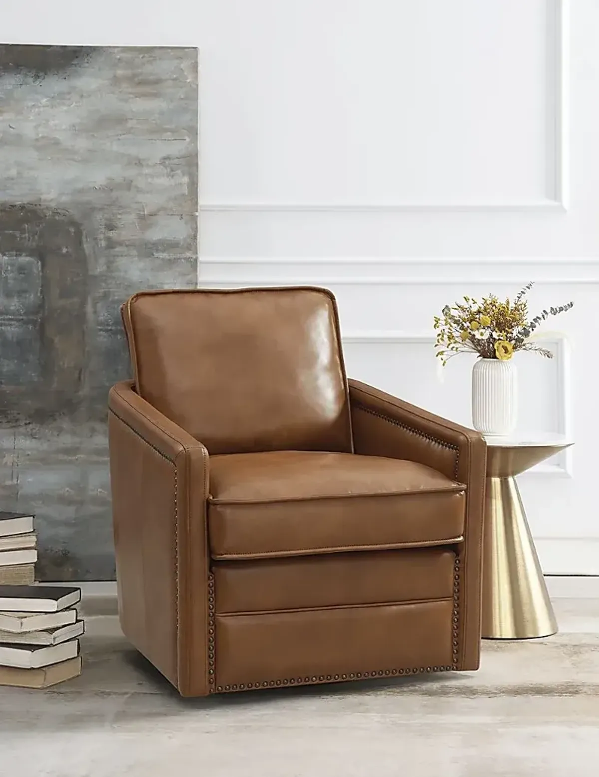 Savanne Brown Accent Chair