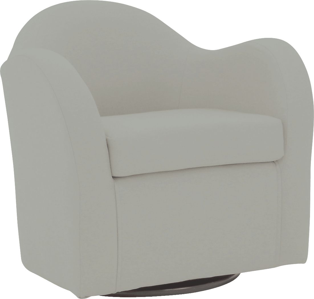 Peliel Beige Swivel Accent Chair