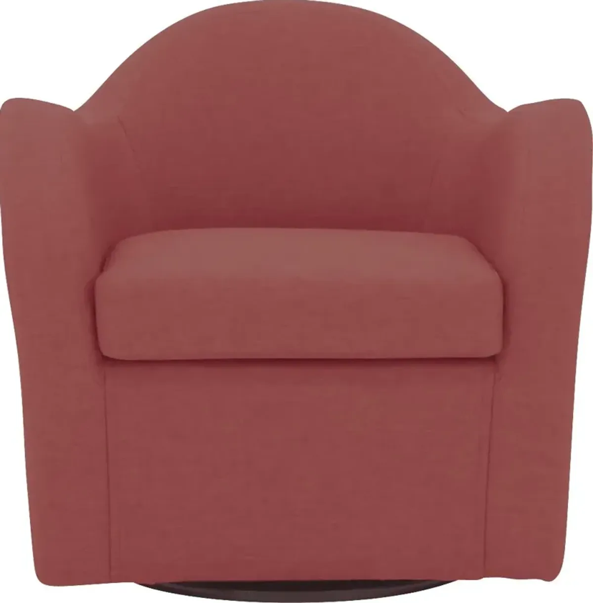 Peliel Orange Swivel Accent Chair