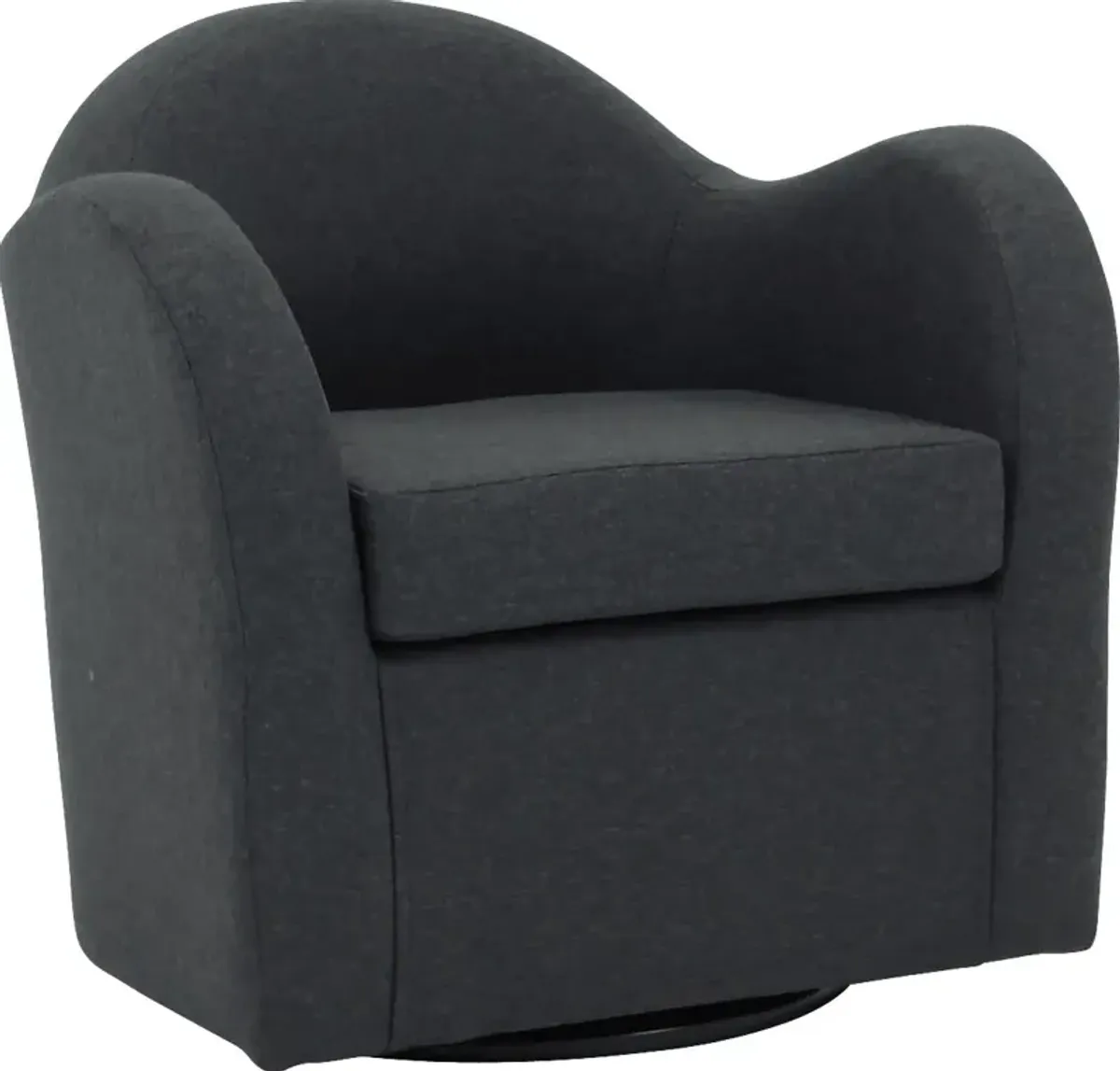 Peliel Gray Swivel Accent Chair