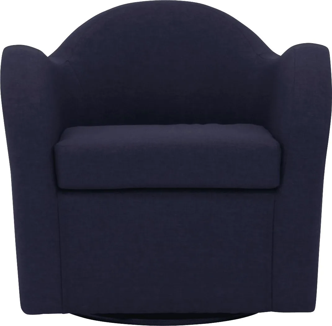 Peliel Violet Swivel Accent Chair