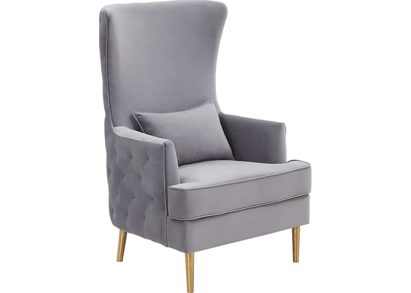 Arrowship Gray Accent Chair