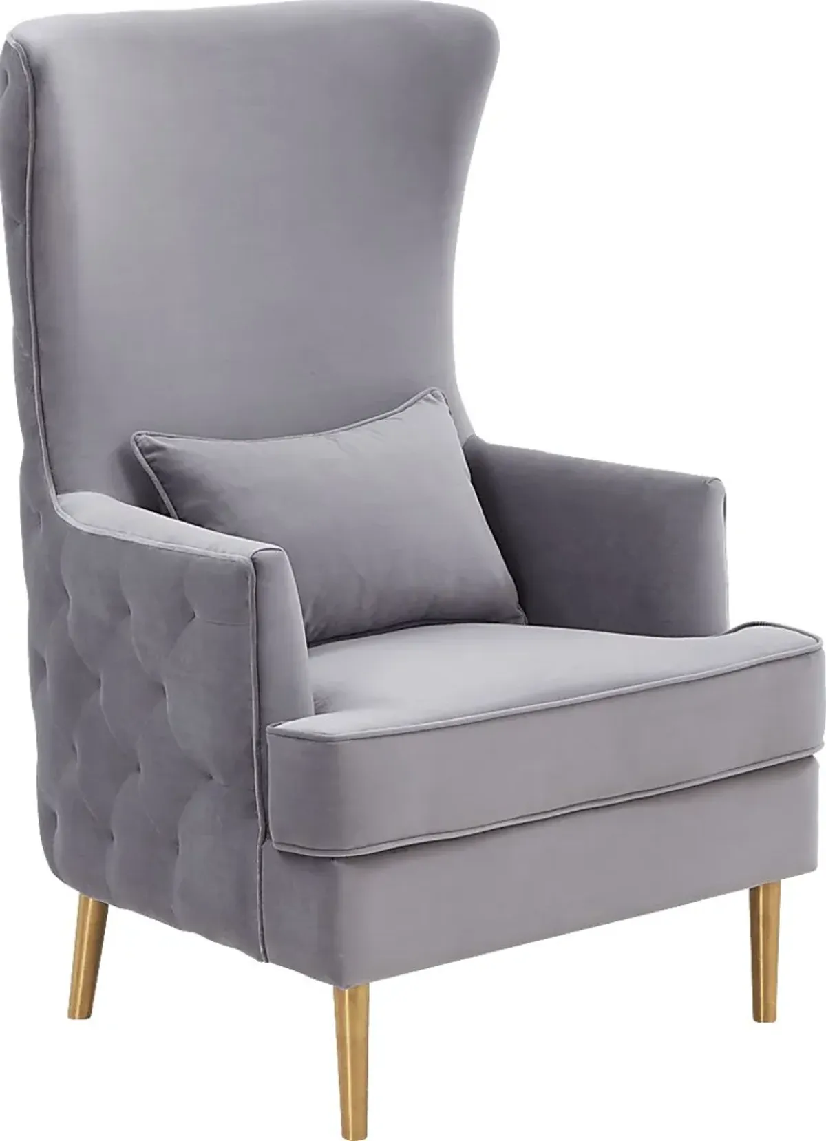 Arrowship Gray Accent Chair