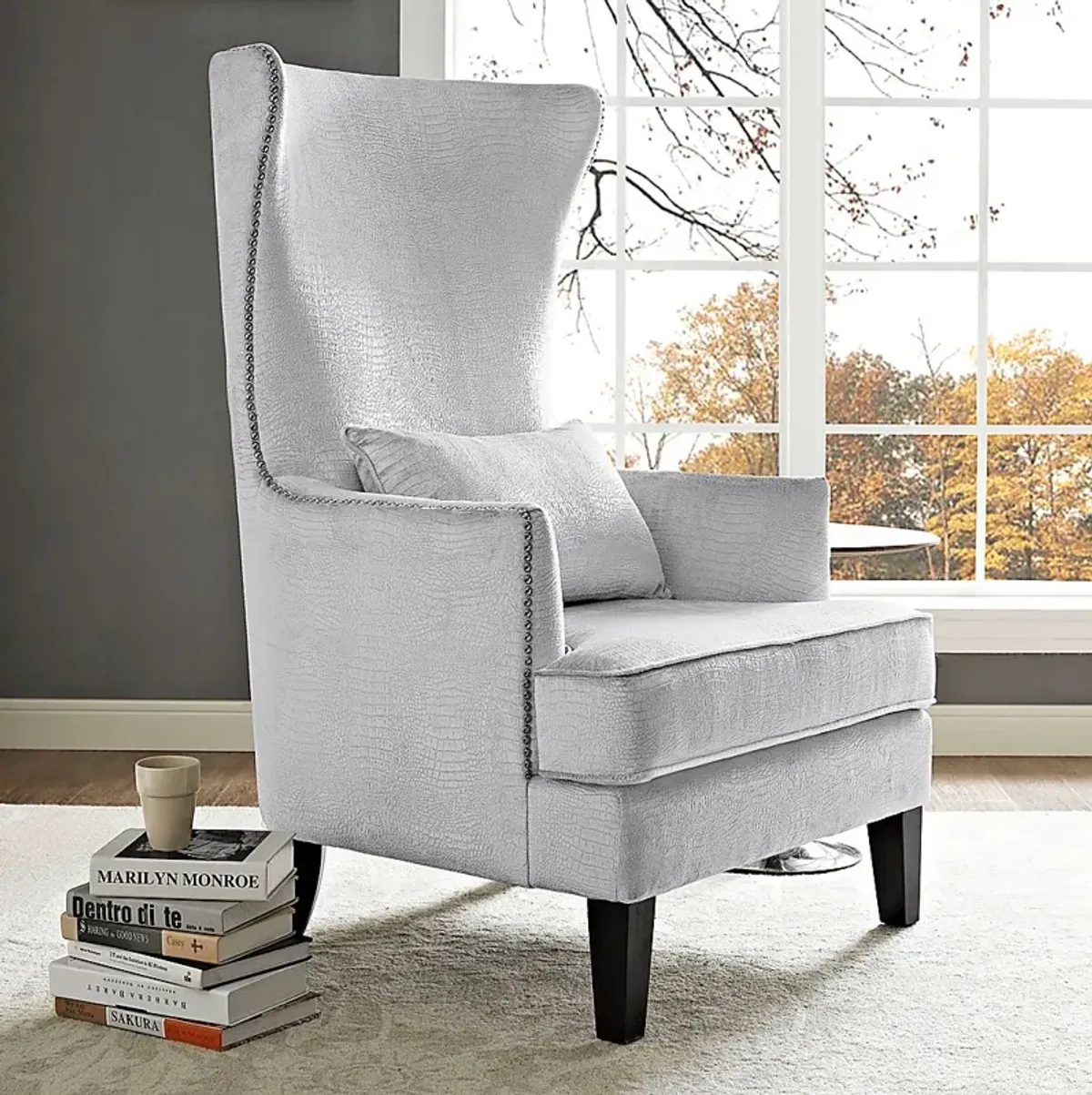 Dunglow II Silver Accent Chair