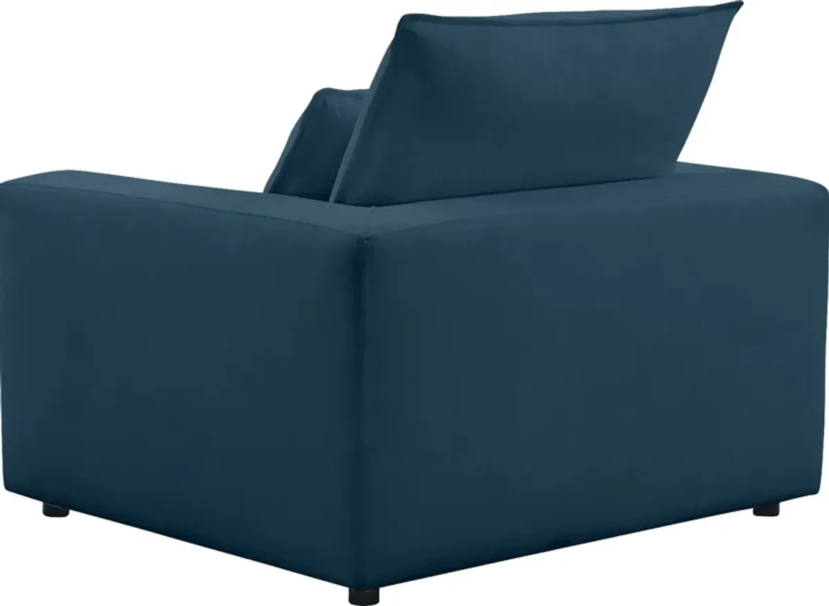 Eddlynch Navy Accent Chair