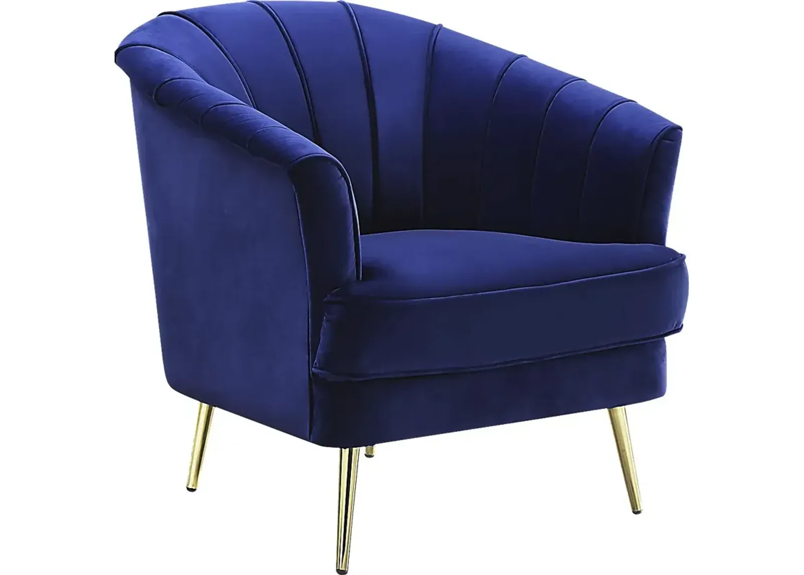 Schley Blue Accent Chair