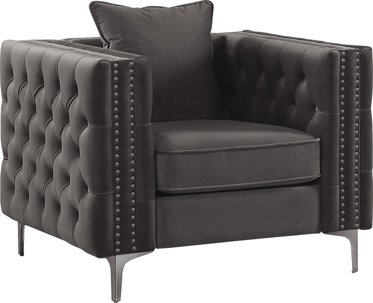Staceyvette Dark Gray Accent Chair