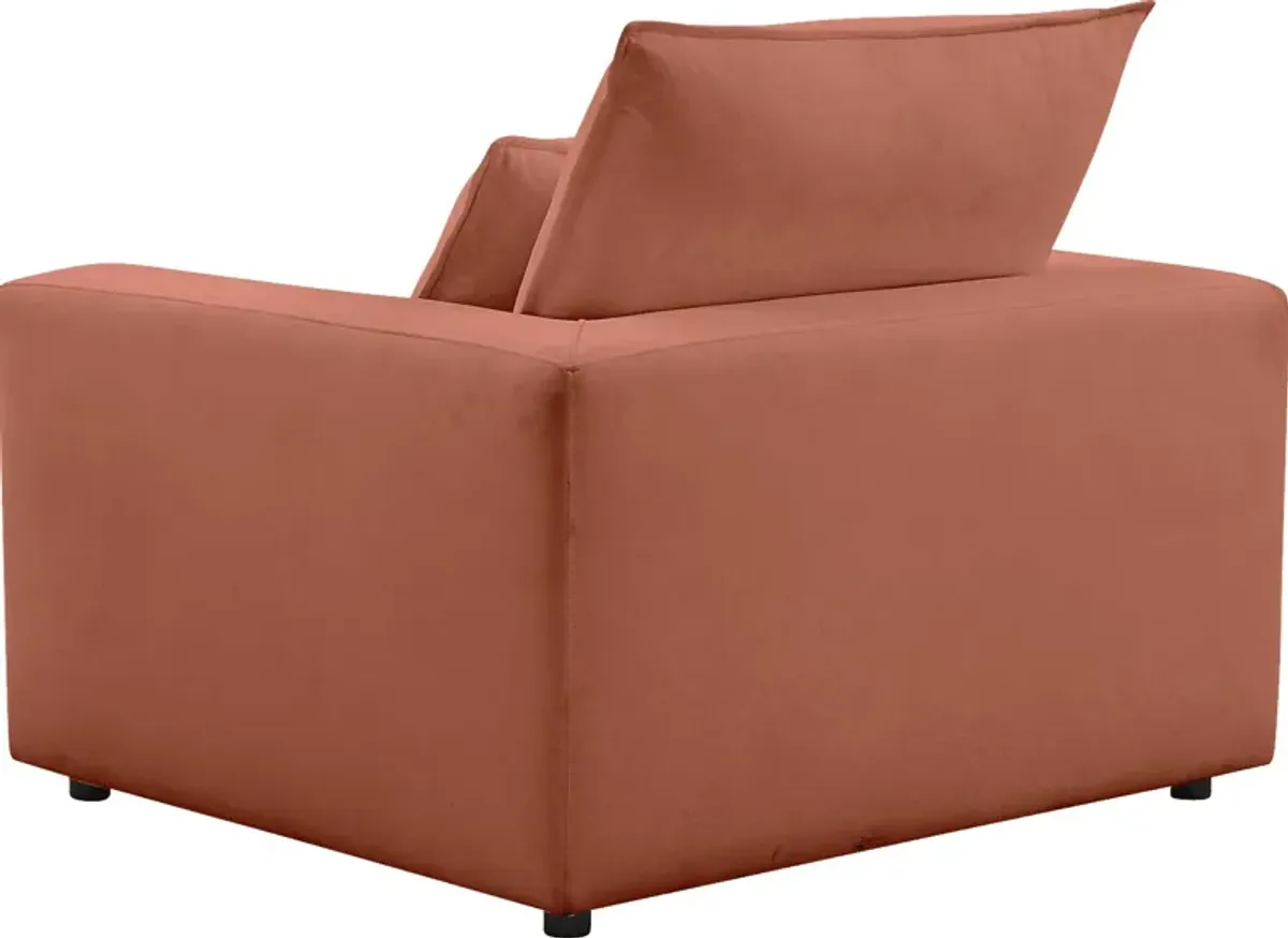 Eddlynch Rust Accent Chair