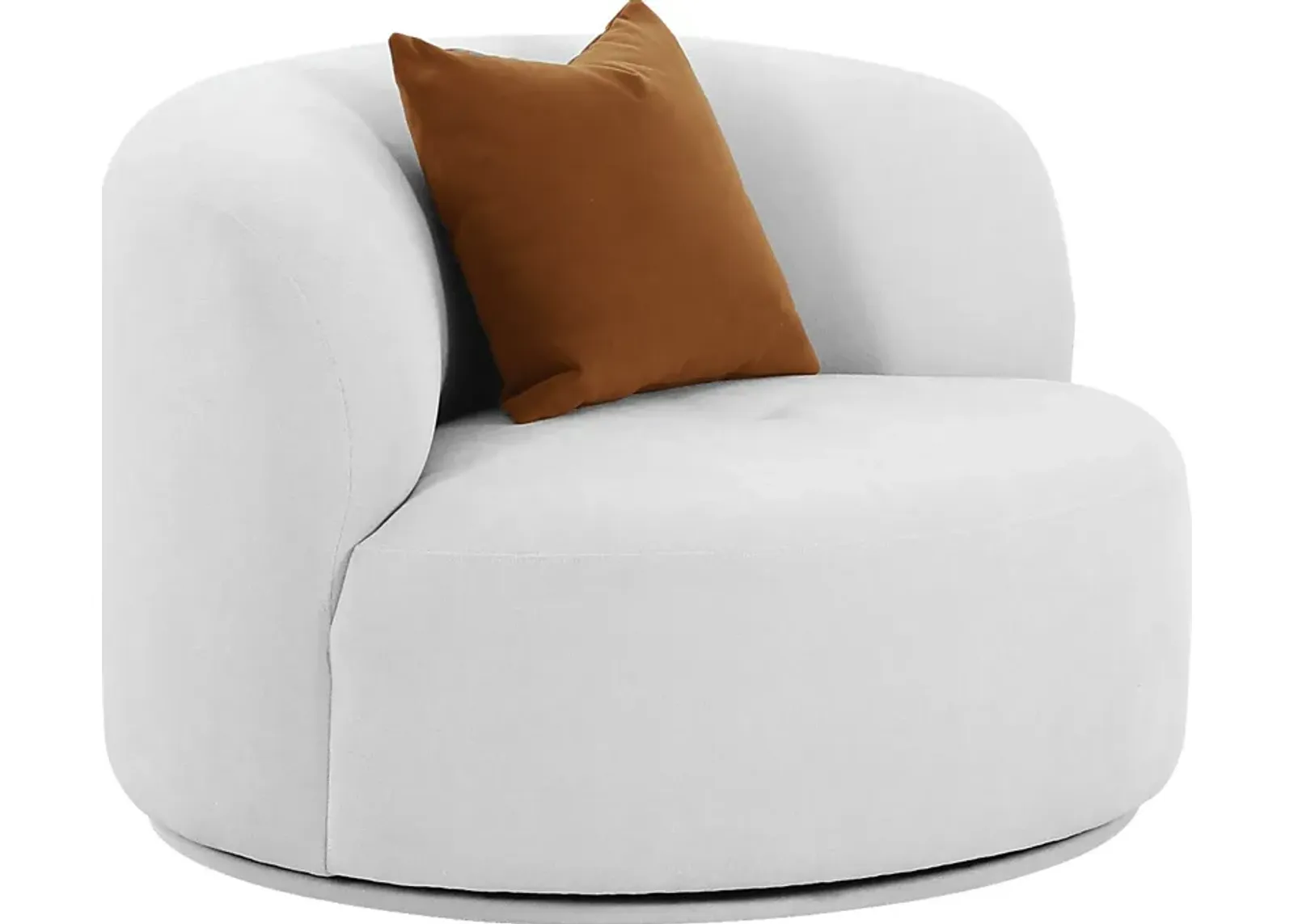 Eilers Gray Swivel Accent Chair