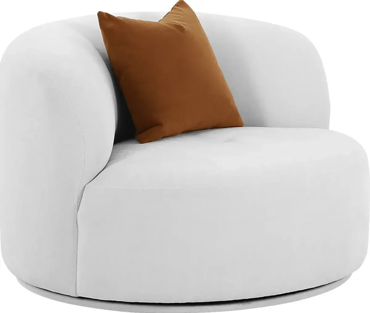 Eilers Gray Swivel Accent Chair