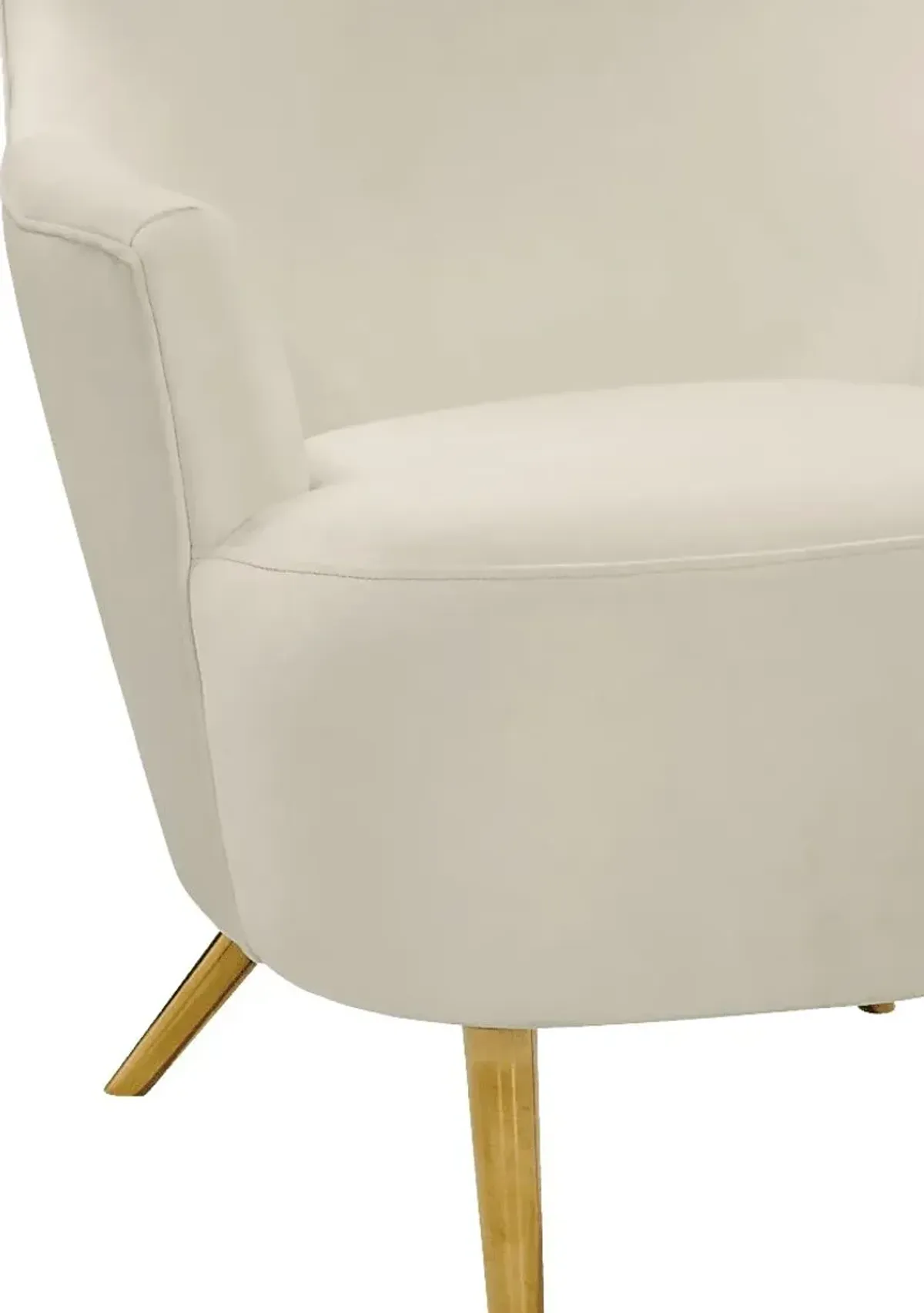 Kweisi Cream Accent Chair