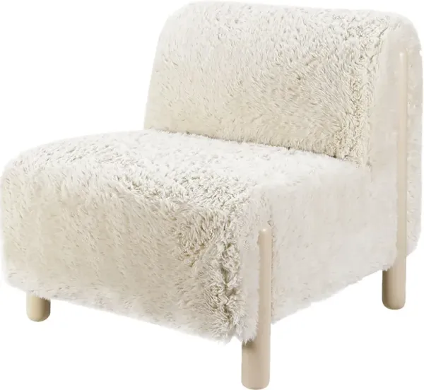 Sumiza Off-White Accent Chair